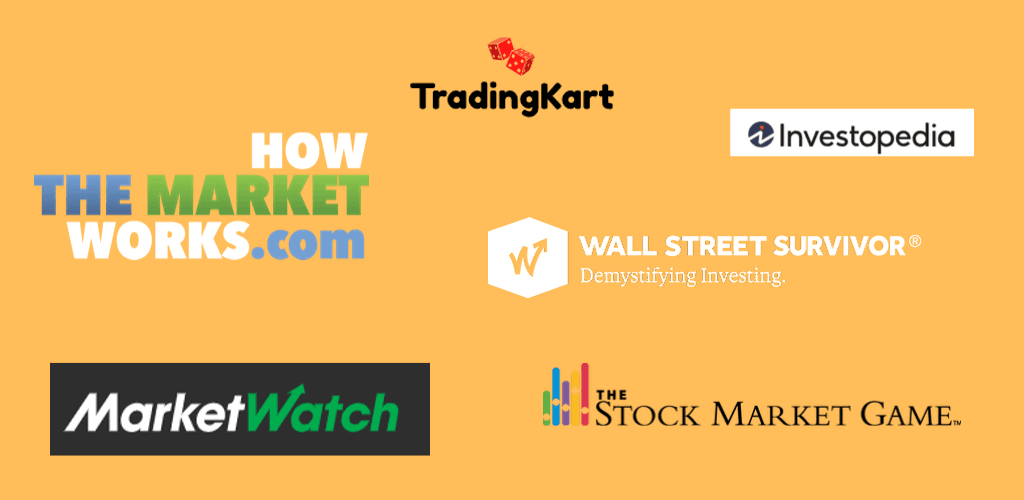 free stock market games logos